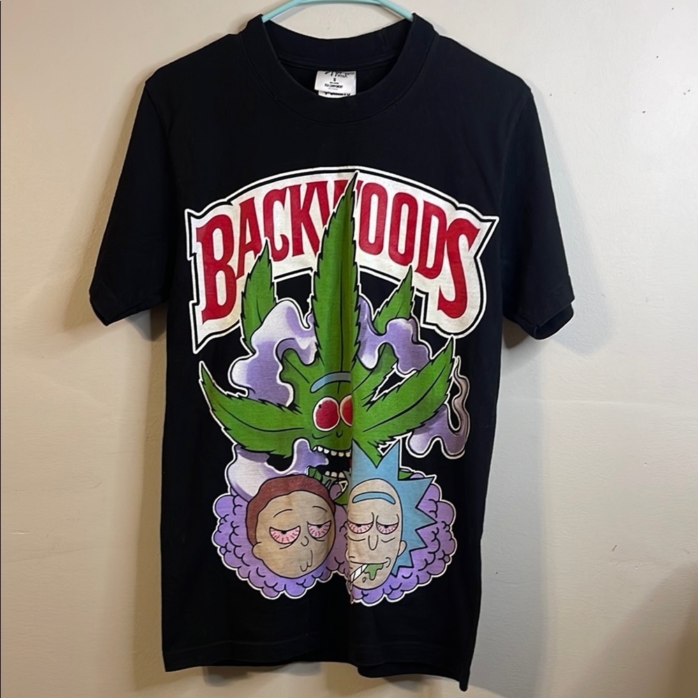 Rick and Morty x Backwoods Shakawear Short Sleeve Tees Size Small GUC #111 🏷️